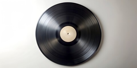 Obraz premium Schallplatte Vinyl Schellack Vinylscheibe Scheibe Platte AI-Generated Content