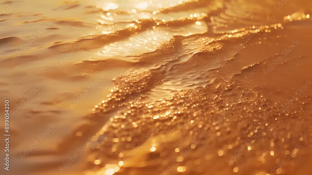 Poster a blend of warm apricot and coral tones create a mesmerizing grainy effect mirroring the texture of 