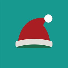 santa claus red  hat vector