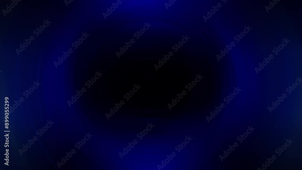 Poster abstract vj loop mysterious dark blue radial circle ring rotation tunnel for technology background. 