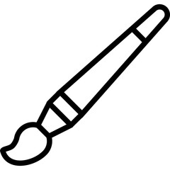 Painting Line Icon Design Vector