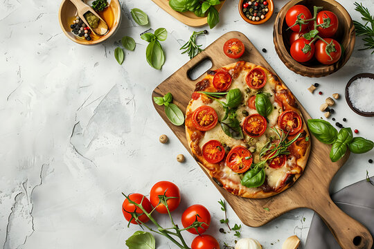 Plate of tasty Fara with on white background.