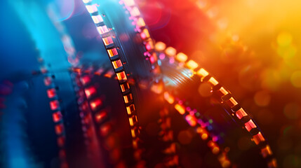 Abstract Film Background – Cinema or Movie Concept.
