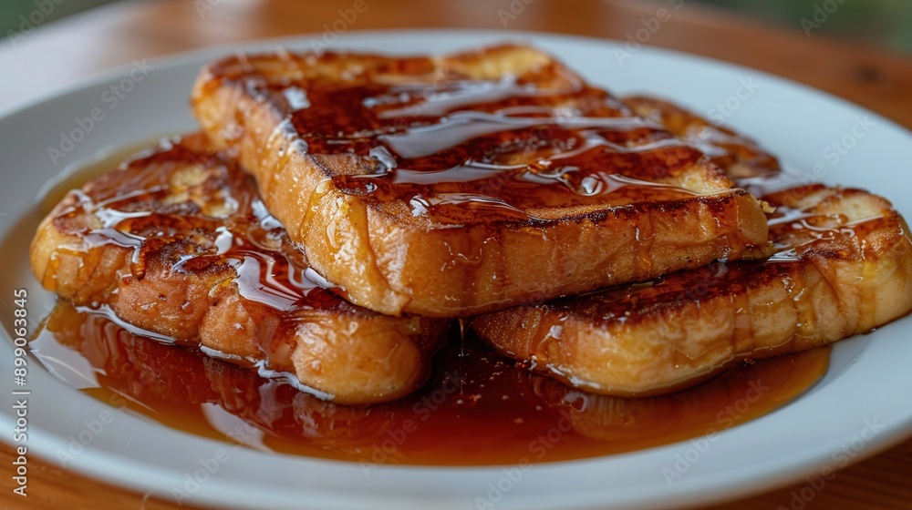 Poster French Toast with Syrup