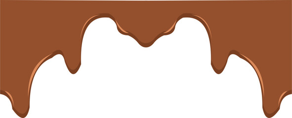 Fototapeta premium Melted Chocolate Vector