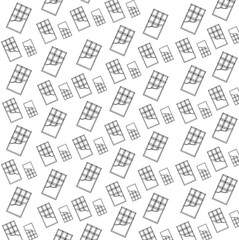 Chocolate Bar Seamless Pattern