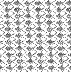 Chocolate Bar Seamless Pattern