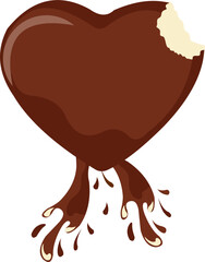 Chocolate Heart Illustration