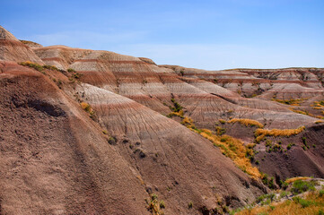 Badlands hills