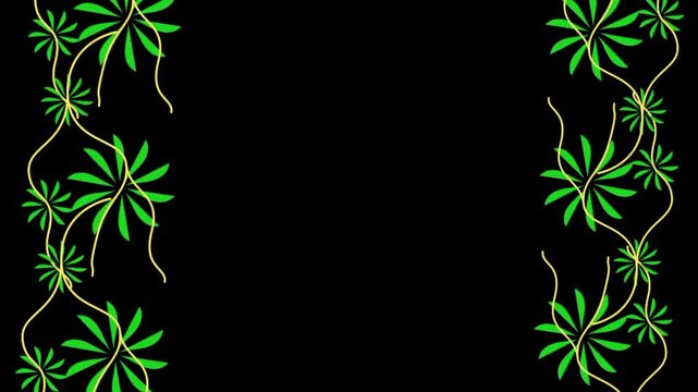 flowers growth top view. High quality