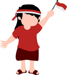 Kids Celebrate Indonesia Independent Day