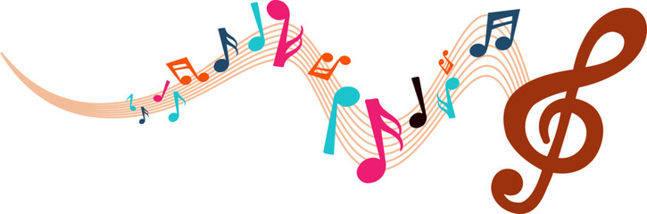 Musical Notes Illustration