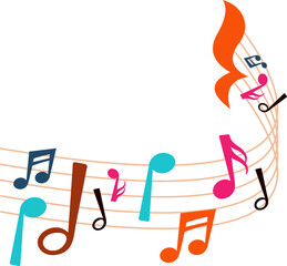 Musical Notes Illustration