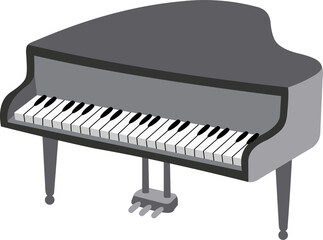Fototapeta premium Piano Instrument Illustration
