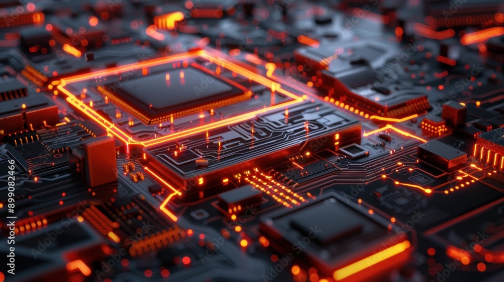 Poster micro chip system hardware computing