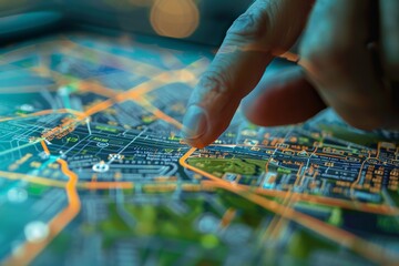 Navigating the City with a Fingertip