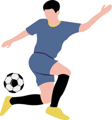 Football Player Illustration