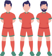 Group Of Soccer Player