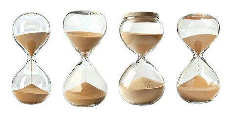 Collection of sand hourglass 