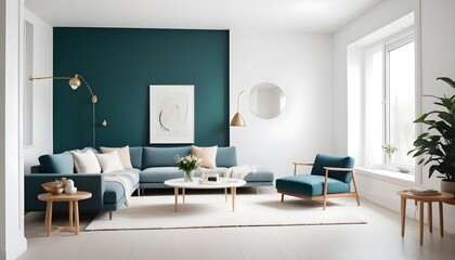 Photo interior modern design room 3d illustration