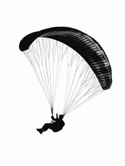 Paraglider in flight