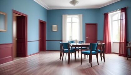 Fototapeta premium Photo interior modern design room 3d illustration