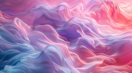 Obraz premium Soft, pastel colored swirls creating a dreamy and tranquil abstract scene