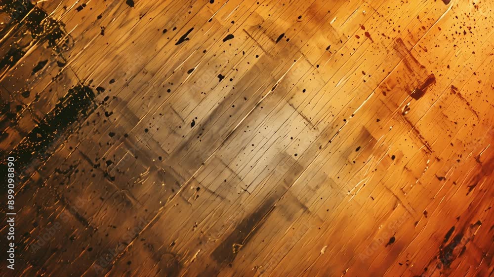 Poster earthy tones of mustard and rust blend together in a grainy gradient bringing to mind the screens of