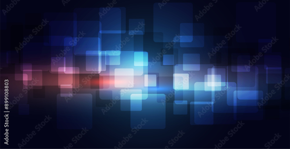 Wall mural abstract digital tech background for business presentation