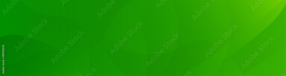 Aufkleber green abstract background with smooth wavy shapes, green minimal background with curvy shapes, vecto