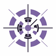 Obraz premium Precision Crosshairs - Icon Concept for International Shooting Sports