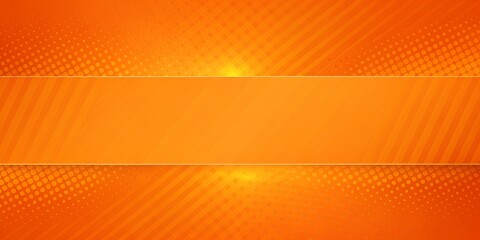 Vibrant Orange Splash Design with Ample Copy Space