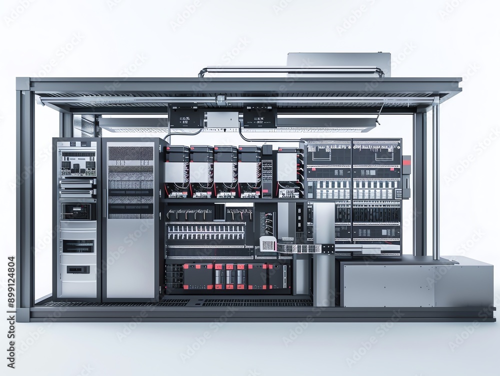 Poster a highresolution image of an edge data center