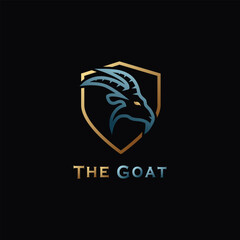 Goat mascot logo design