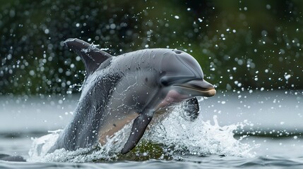 Obraz premium dolphin in water 