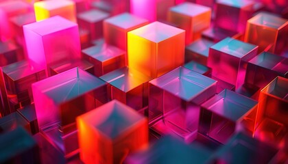 Obraz premium Abstract 3d rendering of a modern geometric background.