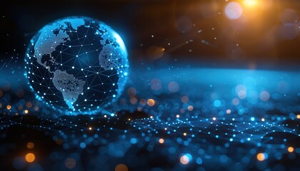 3D World globe data exchange