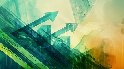 abstract background with arrows