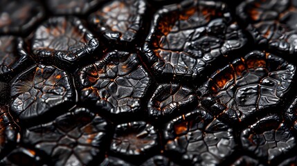 Detailed macro shot of coffee berry skin, intricate textures, Coffee berry macro, closeup detail