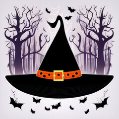 halloween background with bats