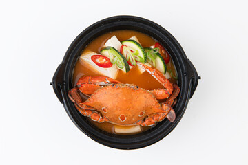 Seafood soybean paste stew