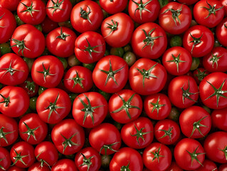 Fresh Red Tomatoes Background