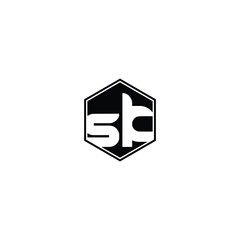 Alphabet letter icon logo SK. Letters SK Line Monogram Logo, suitable for business with SK or KS initials