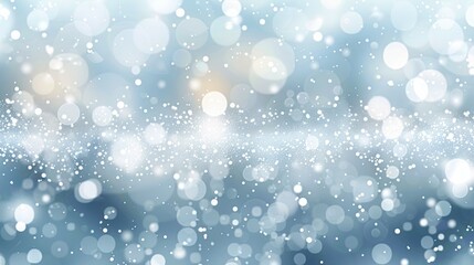 White bokeh background with soft sparkles creating a clean and bright atmosphere
