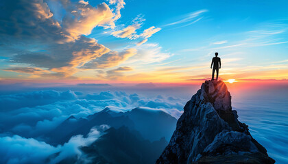 An image depicting aspiration for change and ambition for improvement and success.