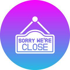 Closed sign Icon