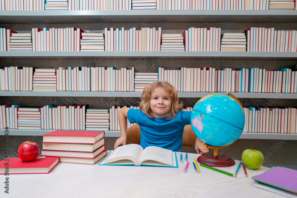 Poster school and students in classroom. education kids. child pupil student in the school class. studying 
