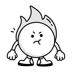 Cute doodle mascot of dancing cd 

