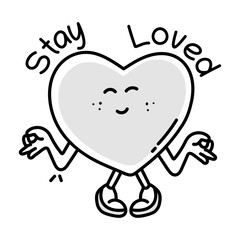 Cute doodle mascot of dancing cd 

