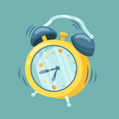 Ringing Alarm Icon Vector Illustration